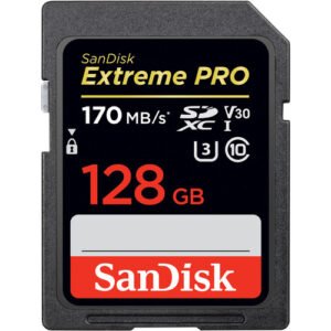 TARJETA DE MEMORIA SD EXTREME PRO 128GB DE 200MBS 4K V30 SDXC UHS-I