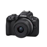 Canon EOS R50 + LENTE KIT RF-S18-45mm F4.5-6.3 IS STM CAMARA VLOG MIRRORLES  24.2 MP, VIDEO 4K, DETECCION DE SUJETOS Y PERSONAS