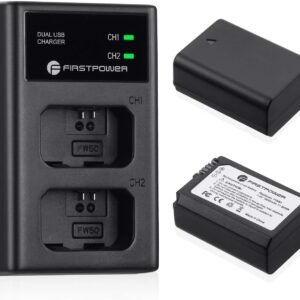 Kit de Baterias Firstpower Sony NP-FW50 ( 2 Baterias + 1 Cargador )