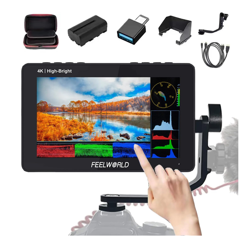 Monitor Feelworld F5 ProX Combo + Maletin + Bateria NP-F