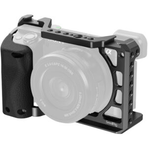 Jaula Smallrig para Sony A6000 A6100 A6300 A6400 con Grip de Silicona (3164B)
