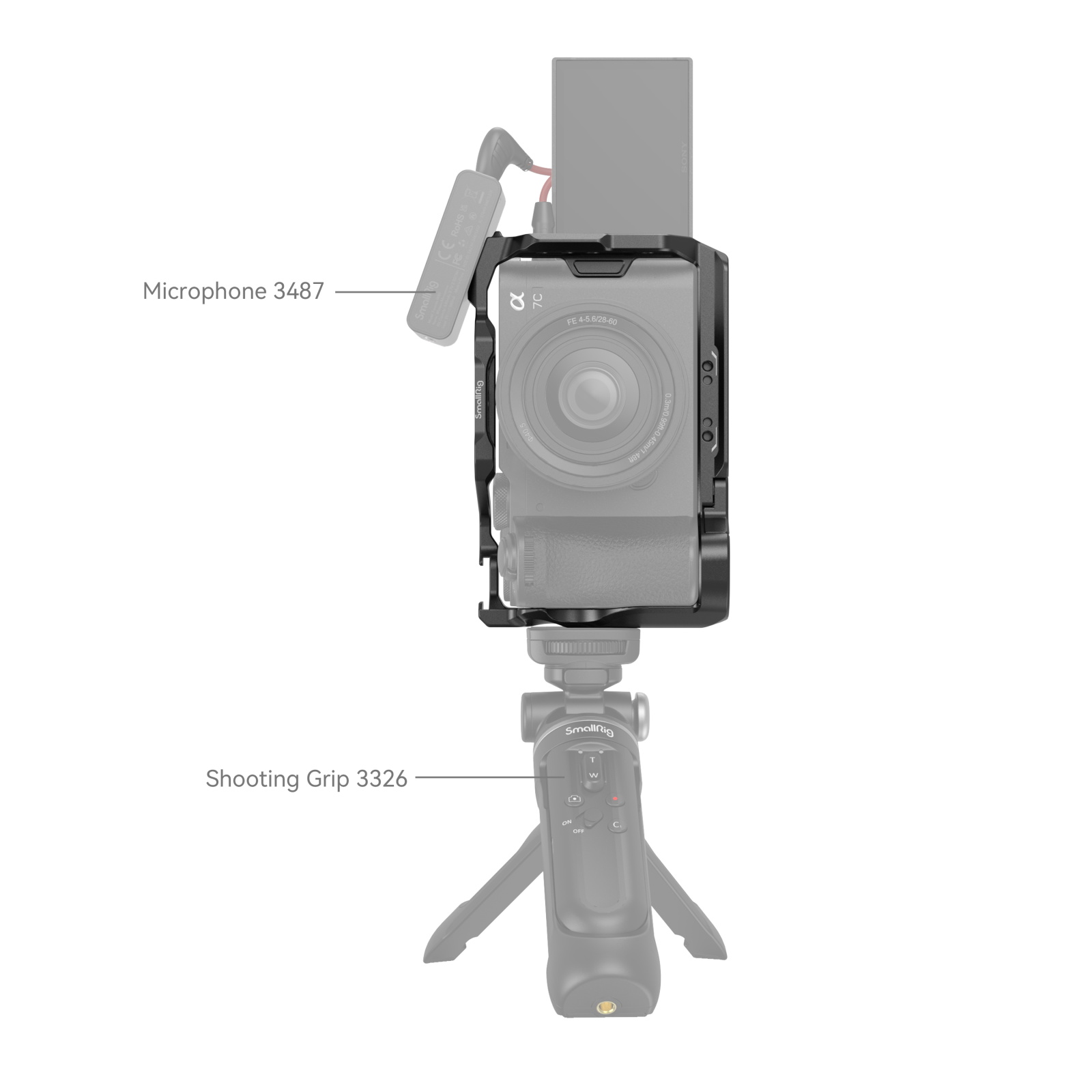 Jaula Smallrig Sony A7CR A7CII A7C II A7C-II - Imagen 5