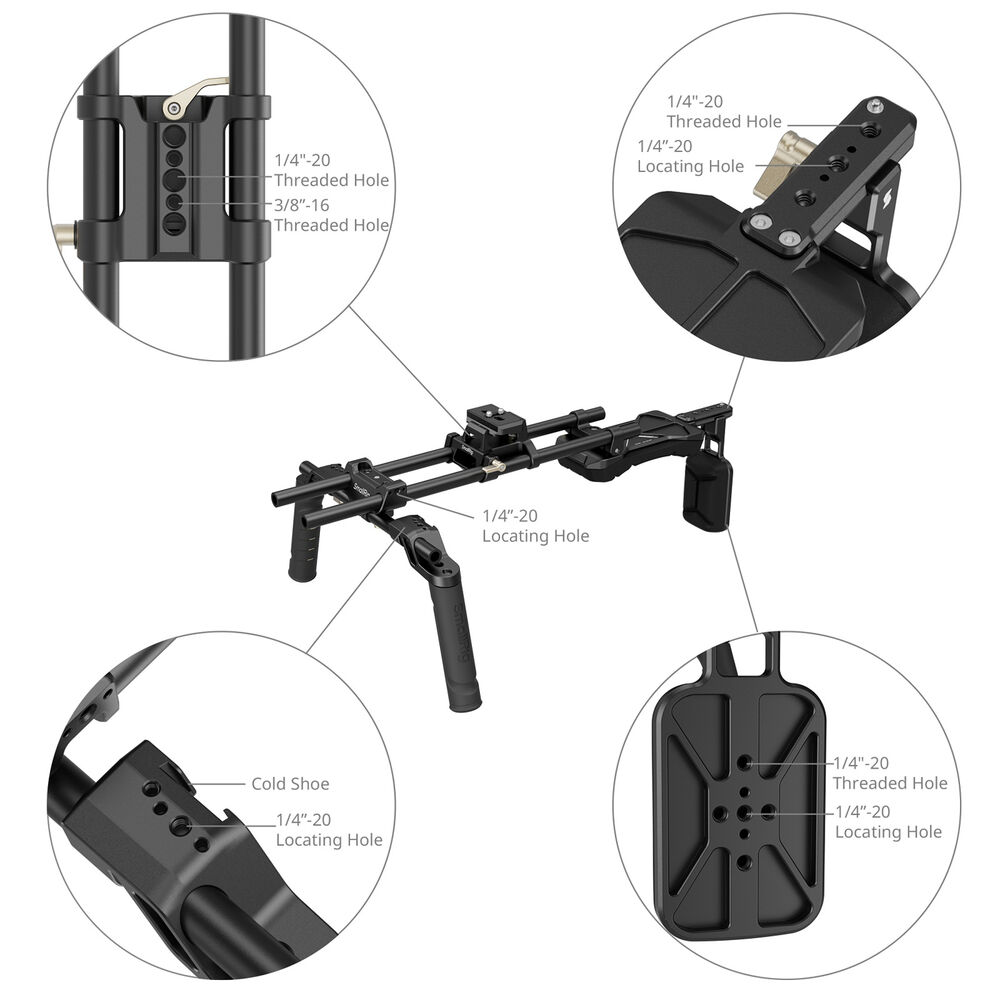 Smallrig Shoulder Rig Kit Completo para Hombro (4480B) 4 Smallrig Shoulder Rig Kit Completo para Hombro (4480B) - Imagen 2