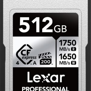 Lexar Tarjeta de Memoria CFexpress 4.0 Tipo A Silver 512GB 1750 Mbs